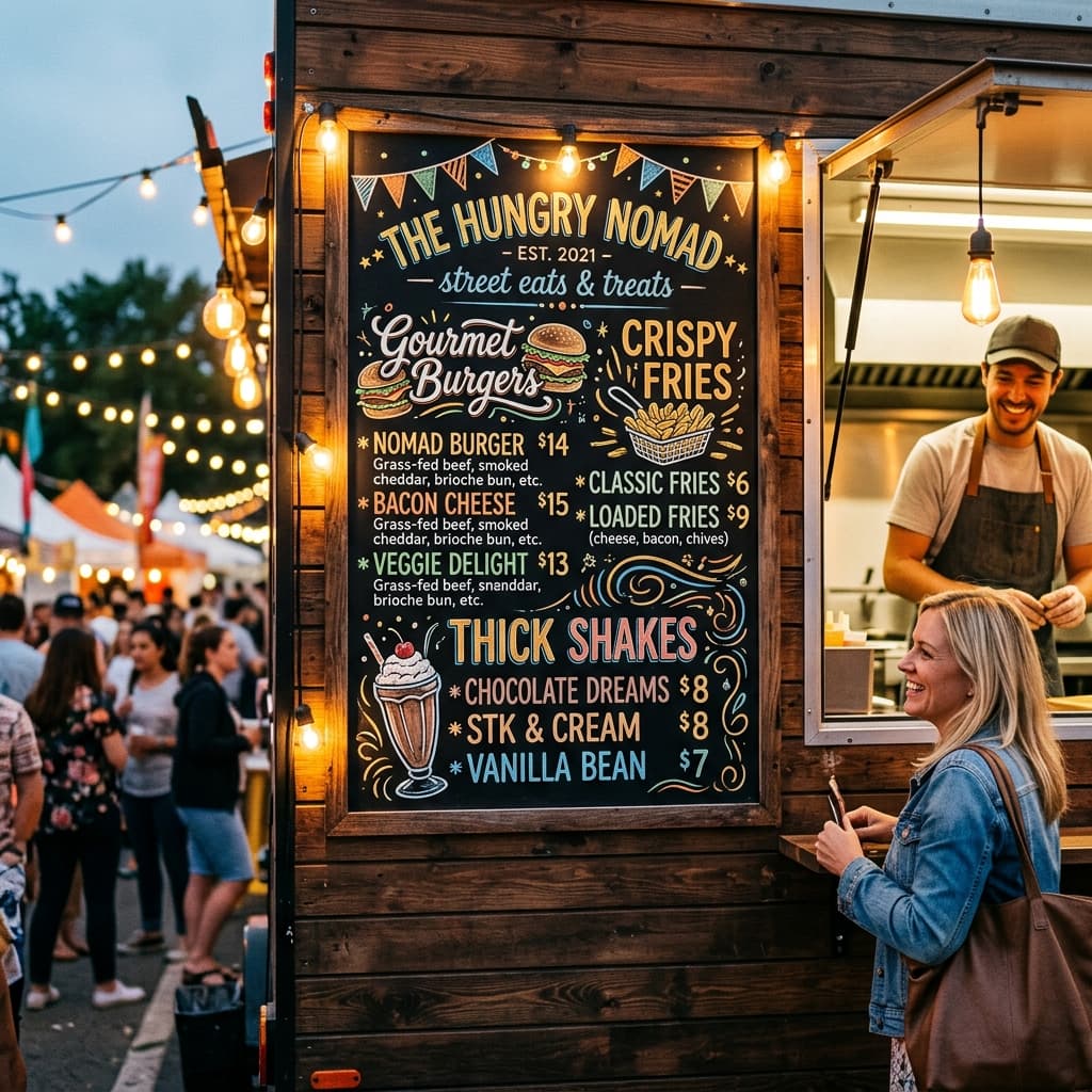 Manage Your Menu or Services